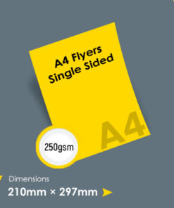 A4 Fliers printing 250GSM near me