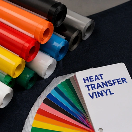 Vinyl heat transfer name and number on basketball jersey back